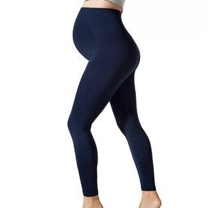 BLANQI Navy Blue Everyday Maternity Over the Belly Support Leggings Small